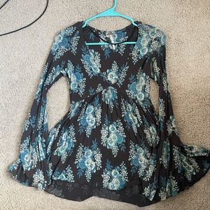 Floral free people top